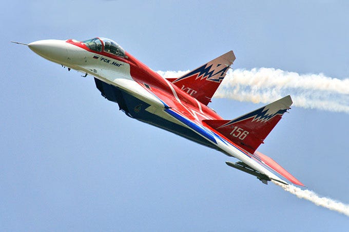 MiG-29: Designed for superiority role in USSR