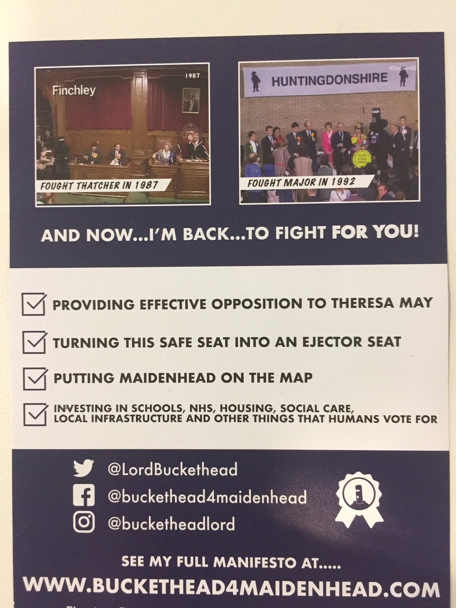 Lord Buckethead Manifesto