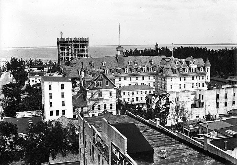 Figure 7: Halcyon Hall Hotel on May 22, 1917, from the Ralston Building