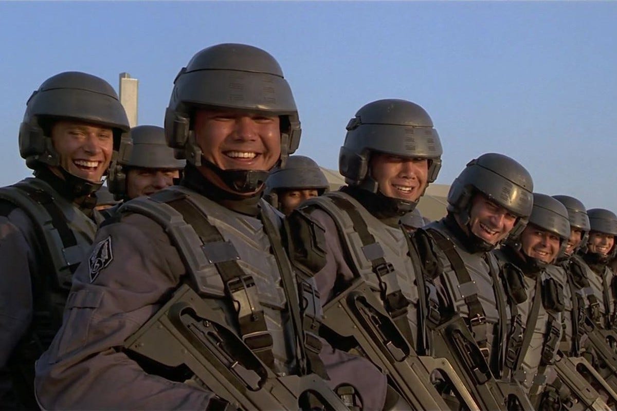 Starship Troopers' Was A Warning To America | by John DeVore | Humungus |  Medium