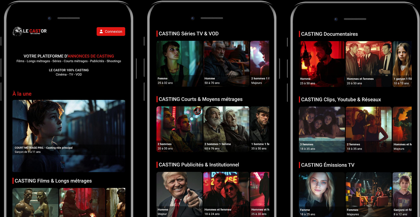 LECASTOR.TV : Votre plateforme d'annonces de casting - LE CASTOR NEWS
