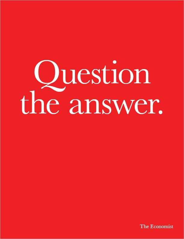 This may contain: the words question the answer are in white on a red background with an orange border