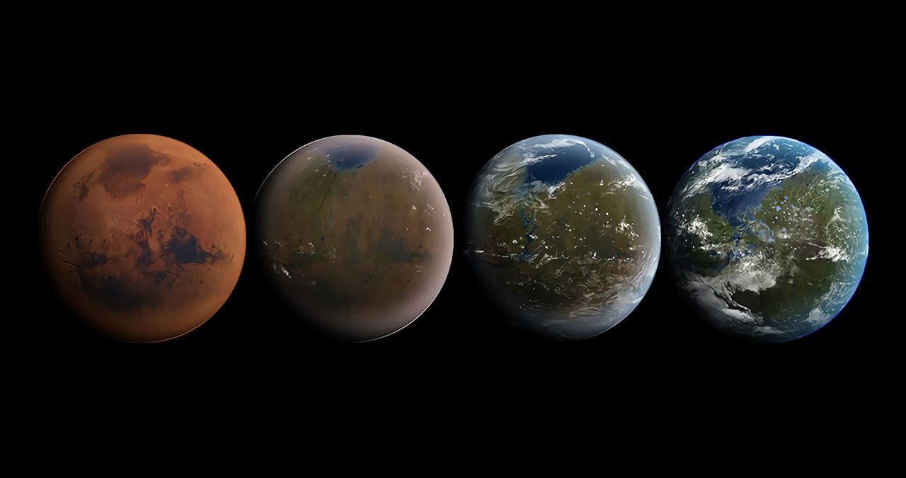 SpaceX Terraforming Mars