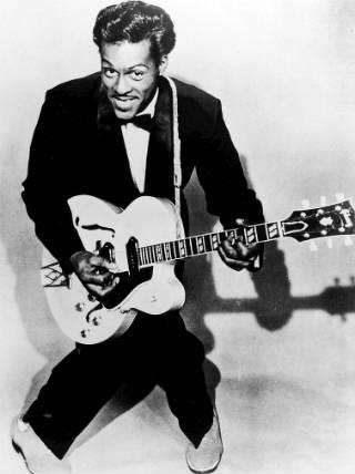 Chuck Berry publicity still from 1957