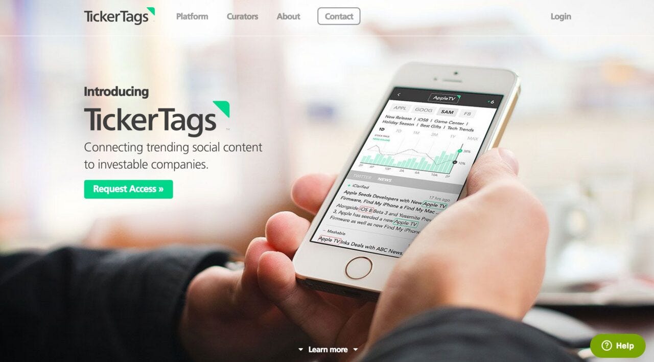 TickerTags Launches in Beta - Finovate