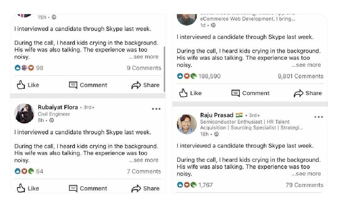 The tale of copying and pasting content on LinkedIn | by Narendra Singh |  UX Collective