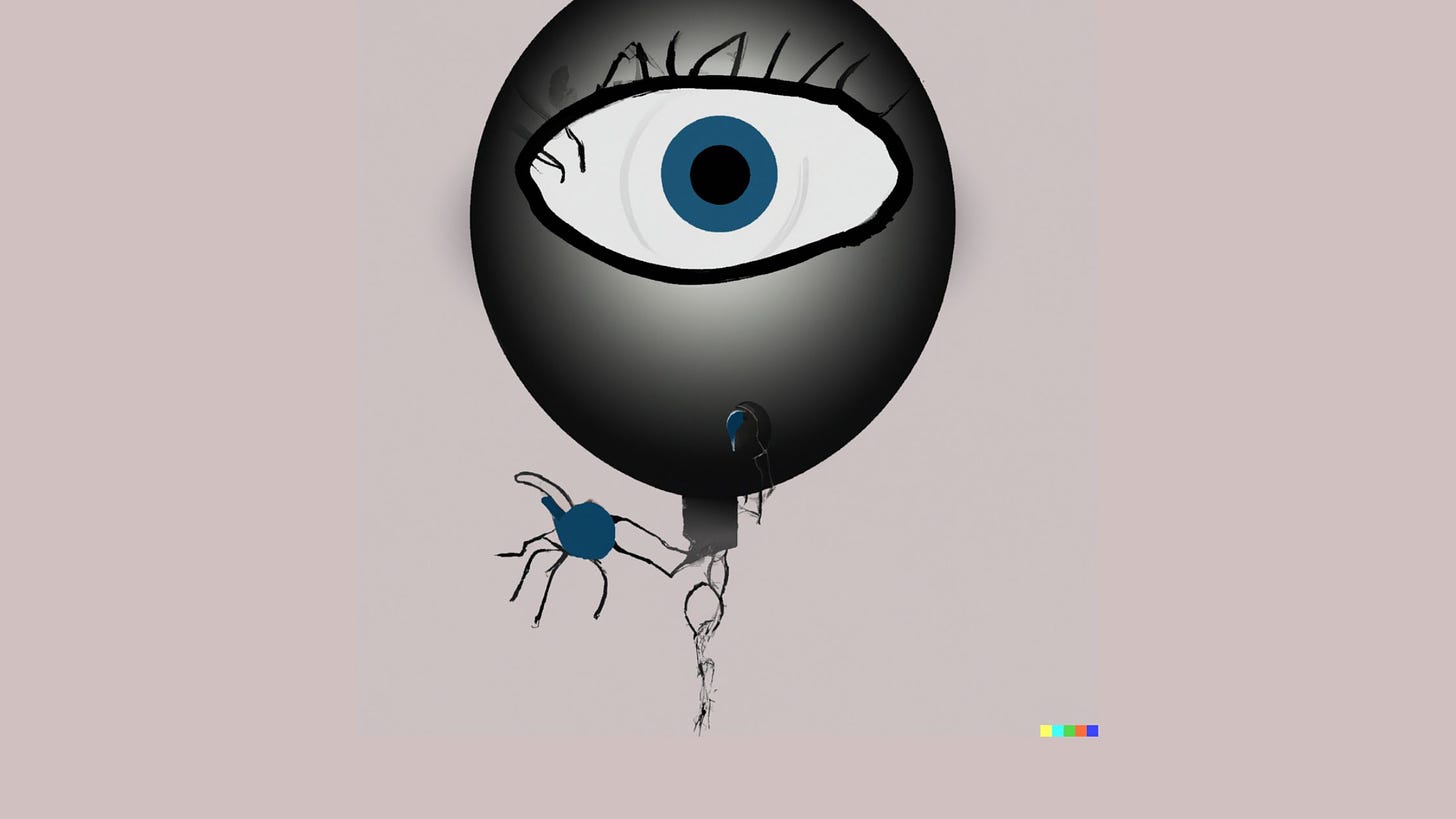 Image of balloon with big eye