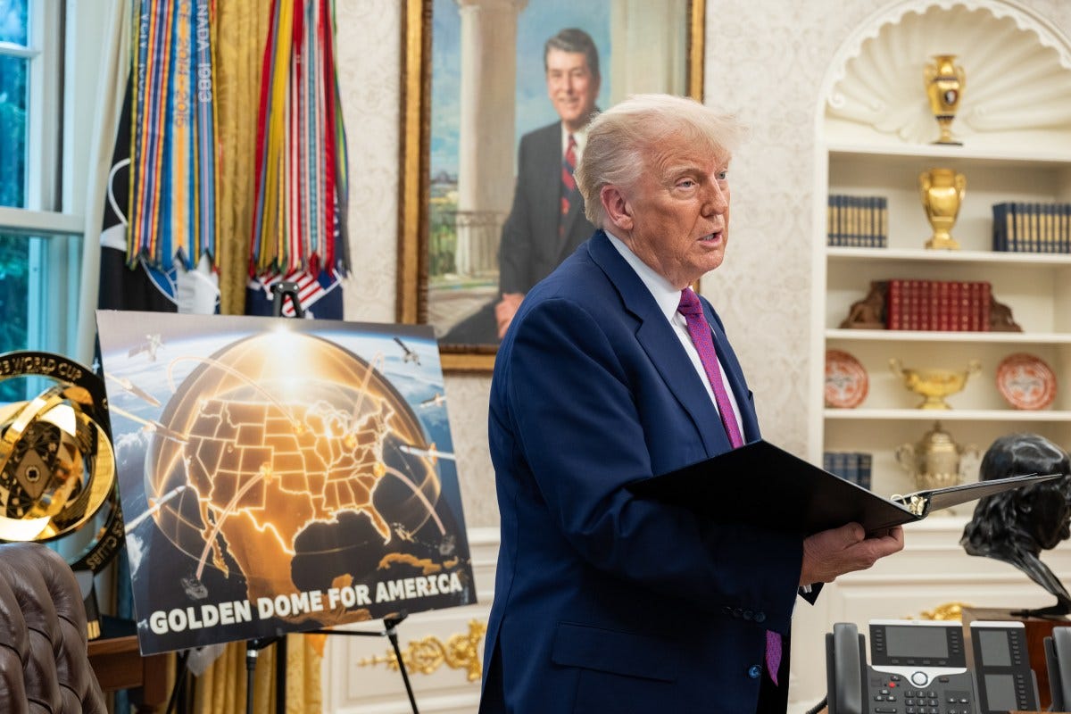 President Trump announces the Golden Dome missile defense system – The  White House