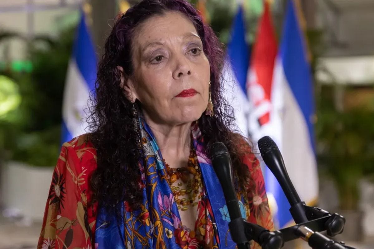 Rosario Murillo, esposa de Ortega, grita "ayuda" en entrevista | VIDEO|  Telediario Costa Rica