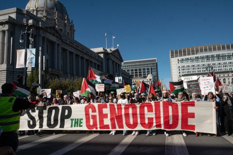 US Palestine solidarity march