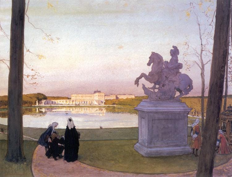 Versailles. At Curtius., 1897 - Alexandre Benois - WikiArt.org