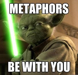 School of English on Twitter: "Yoda's grammar game was never strong, but we  love him anyways! Happy Star Wars release week! #QSoE #starwars #yoda #puns  https://t.co/rpAlHPC7nR" / Twitter