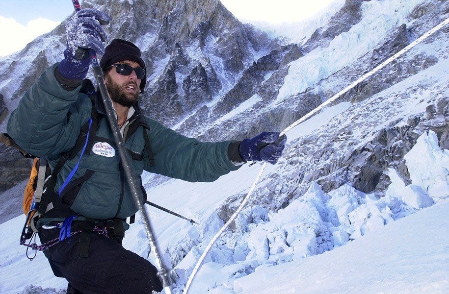 Erik Weihenmayer on Everest