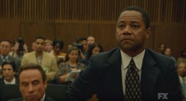 american crime story cuba gooding 100 percent