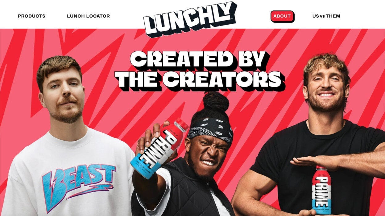 MrBeast, Logan Paul and KSI launch Lunchables rival Lunchly | Mashable