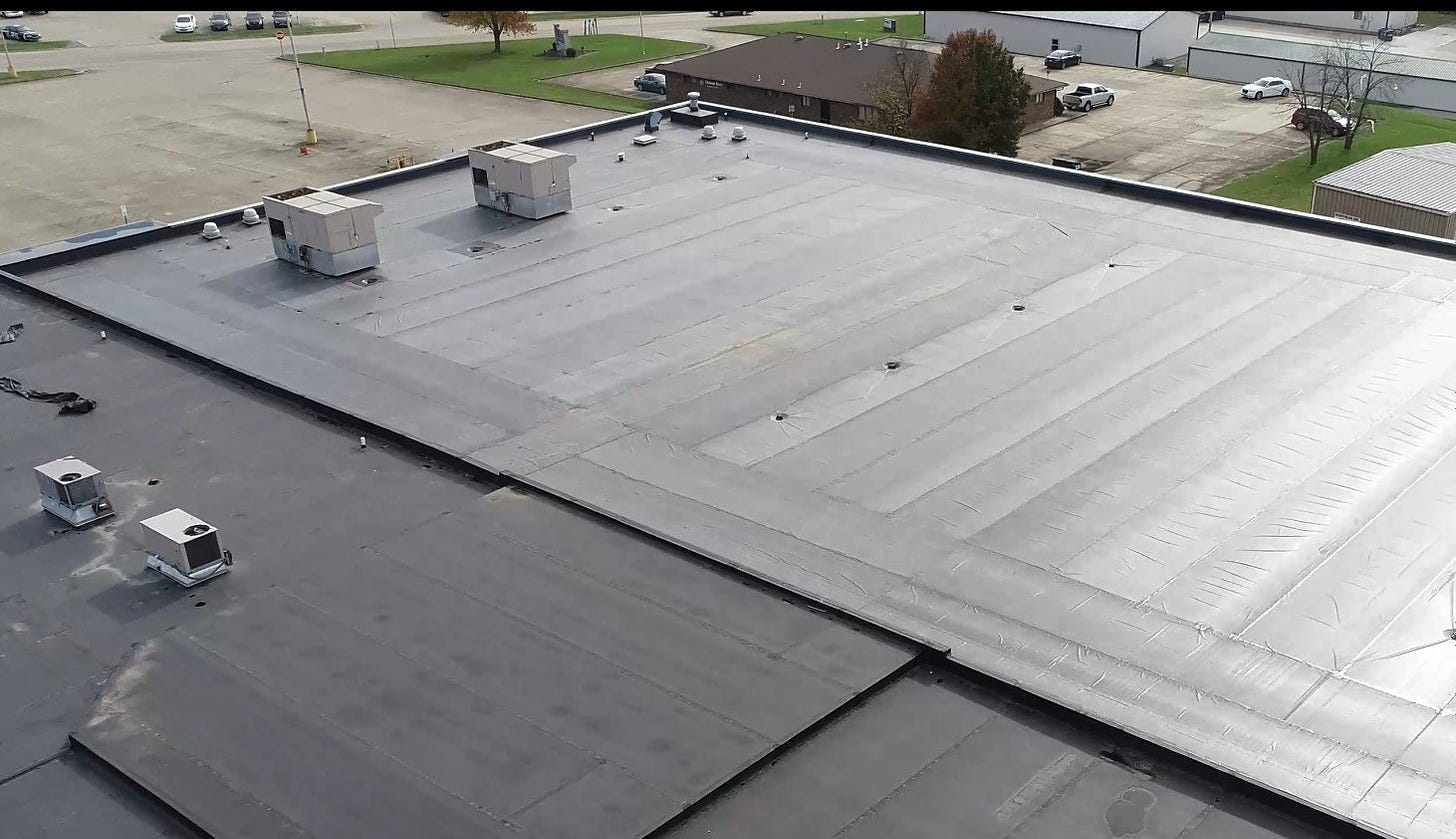 EPDM Flat Roofing Systems - Central Roofing - Illinois