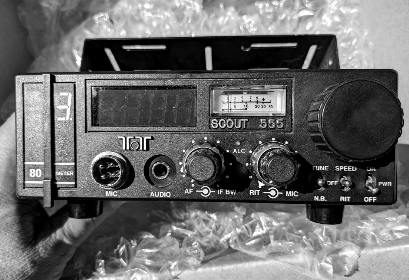 30-year-old Ten-Tec Scout 555 transceiver (topic #3 below)