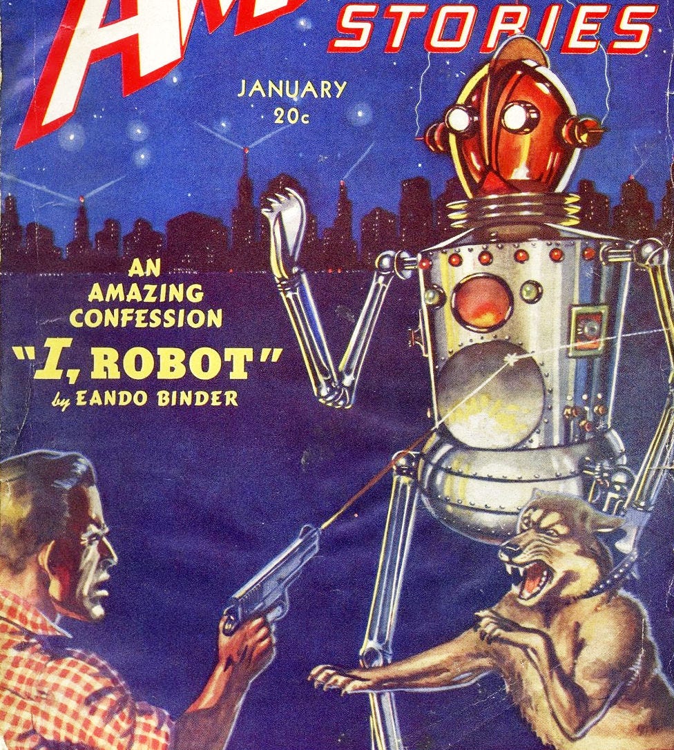 Robot i pies, Amazing stories