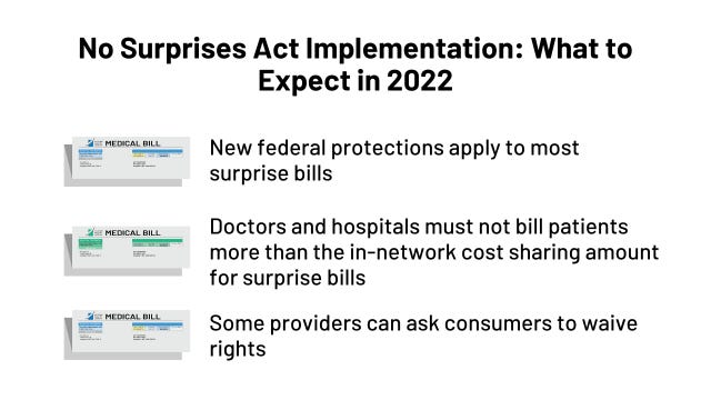 No Surprises Act Implementation: What to Expect in 2022 | KFF