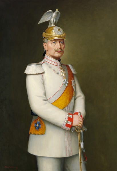 Bildnis Kaiser Wilhelm II as art print or hand painted oil.