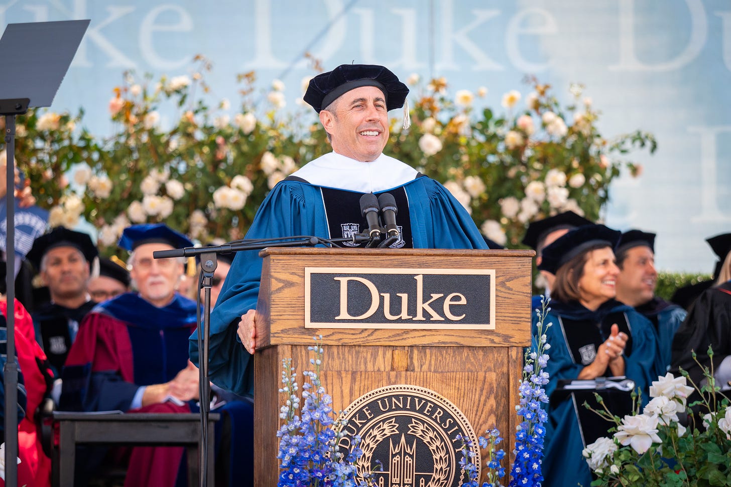 In his Duke commencement address, the comedian offered advice we can all use: Bust your ass. Pay attention. Fall in love. And, most importantly, ‘you gotta laugh.’