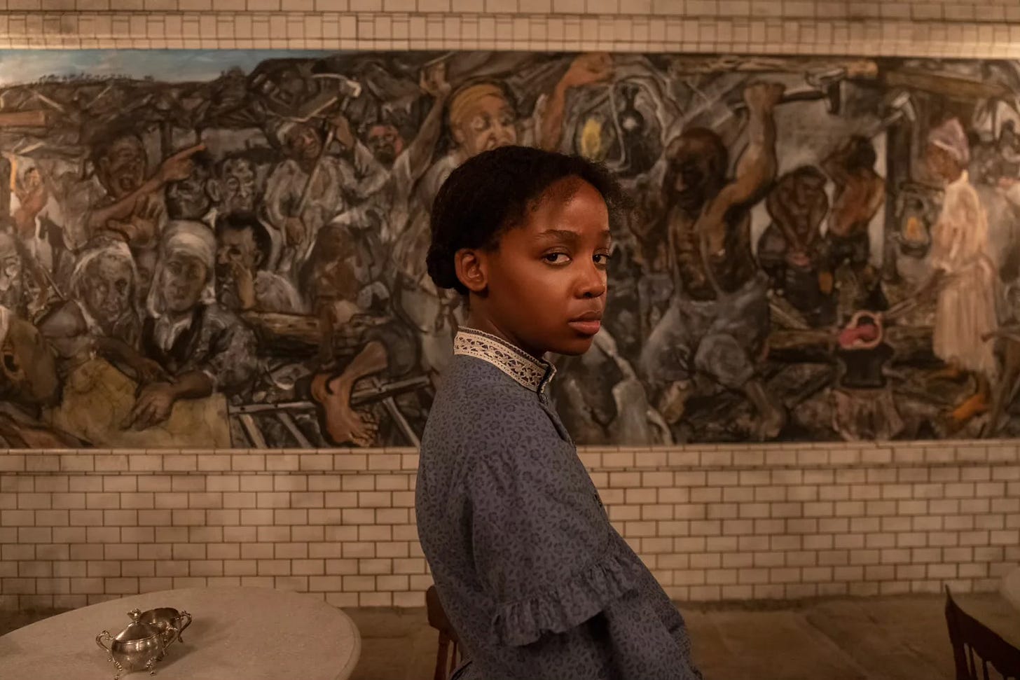 Thuso Mbedu in Barry Jenkins' series 2021 The Underground Railroad