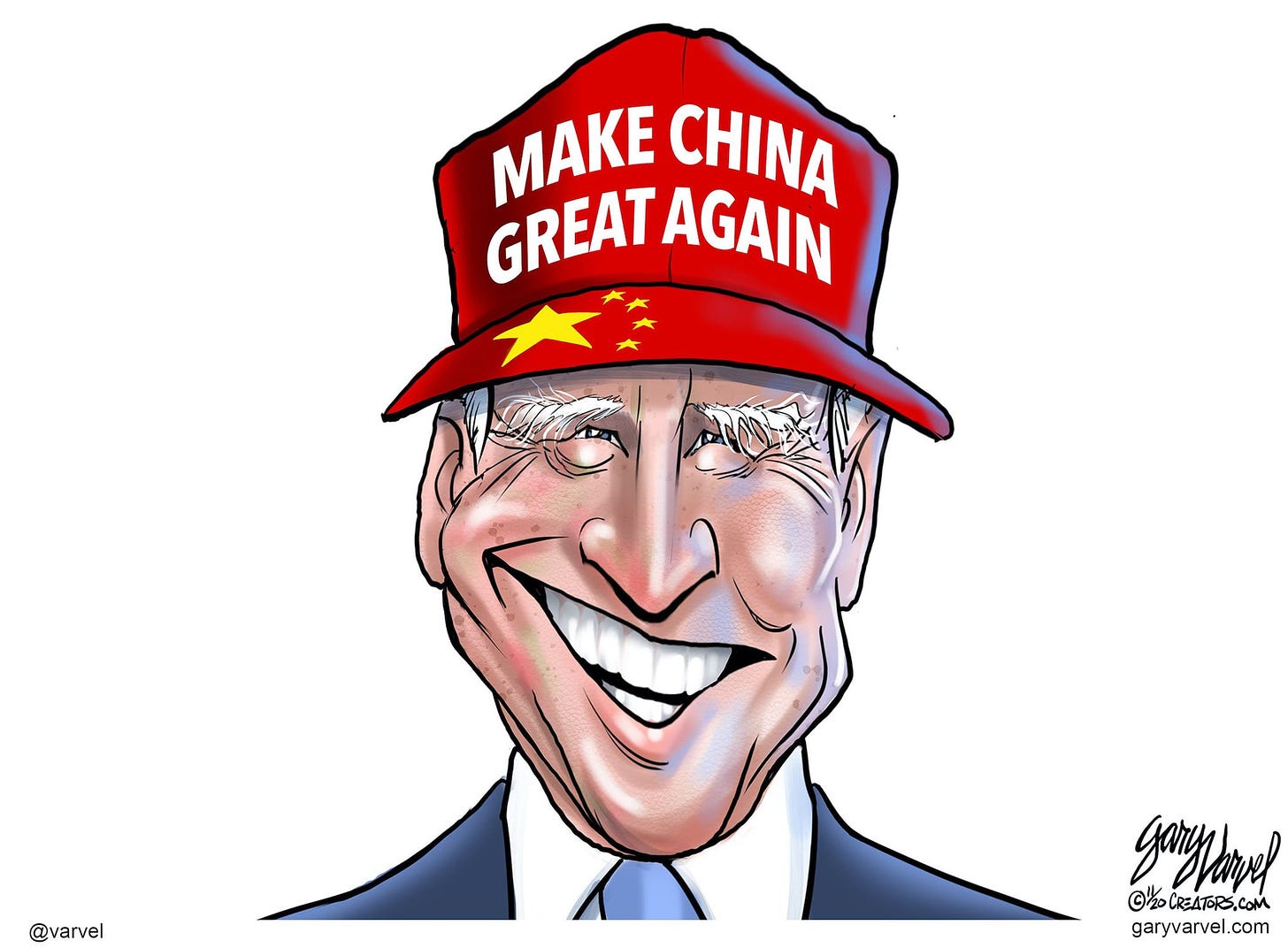 Political Cartoons - Tooning into Sleepy Joe Biden - Make China Great Again  - Washington Times
