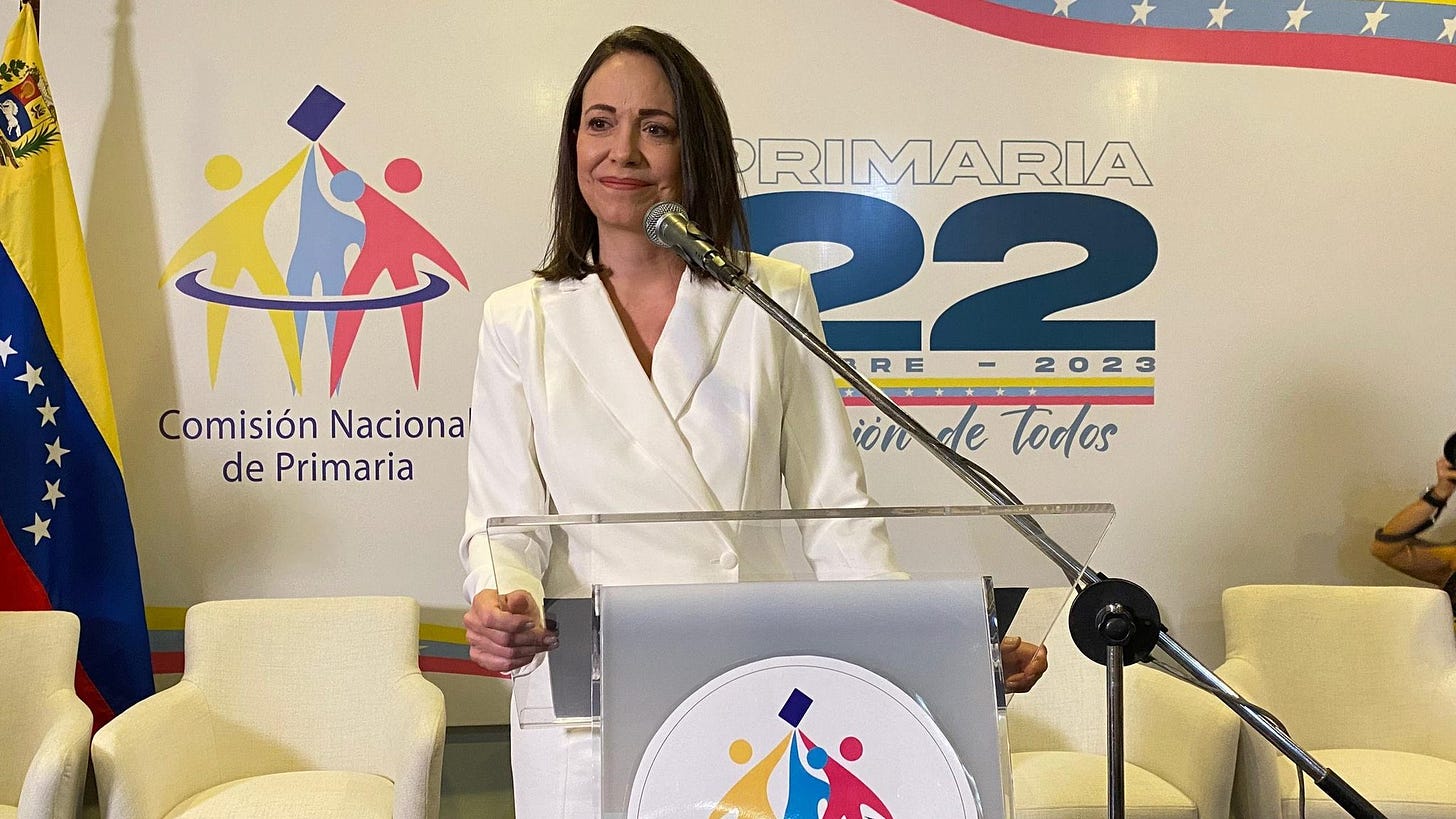 Embajada de EE. UU. felicitó a la CNdP y María Corina Machado por la  “demostración democrática” en la primaria 2023 - VPITV