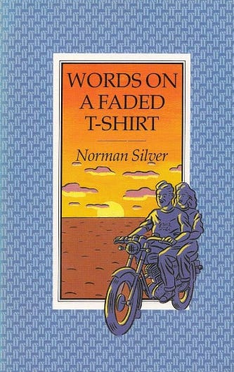 Faber book cover: Words on a Faded T-shirt by Norman Silver
