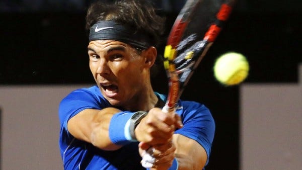 rafael nadal beats tomas berdych 2015 madrid open