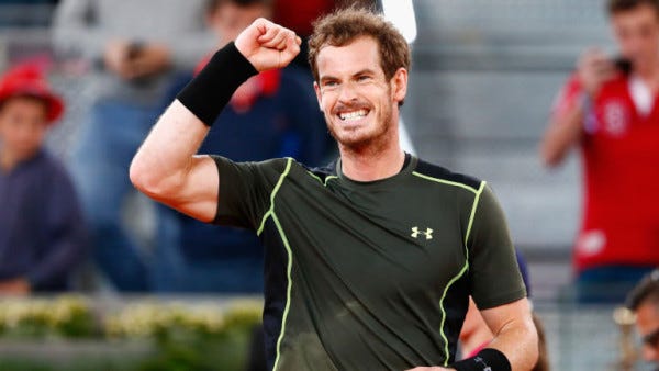 andy murray beats kei nishikori 2015 madrid open