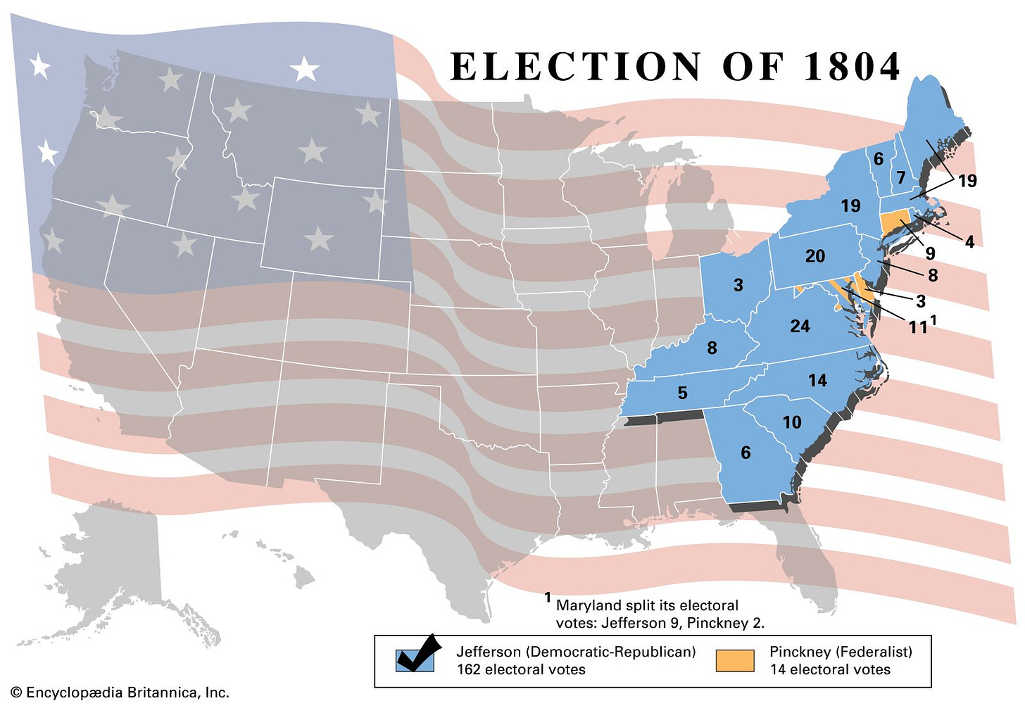 United States presidential election of 1804 | United States government |  Britannica