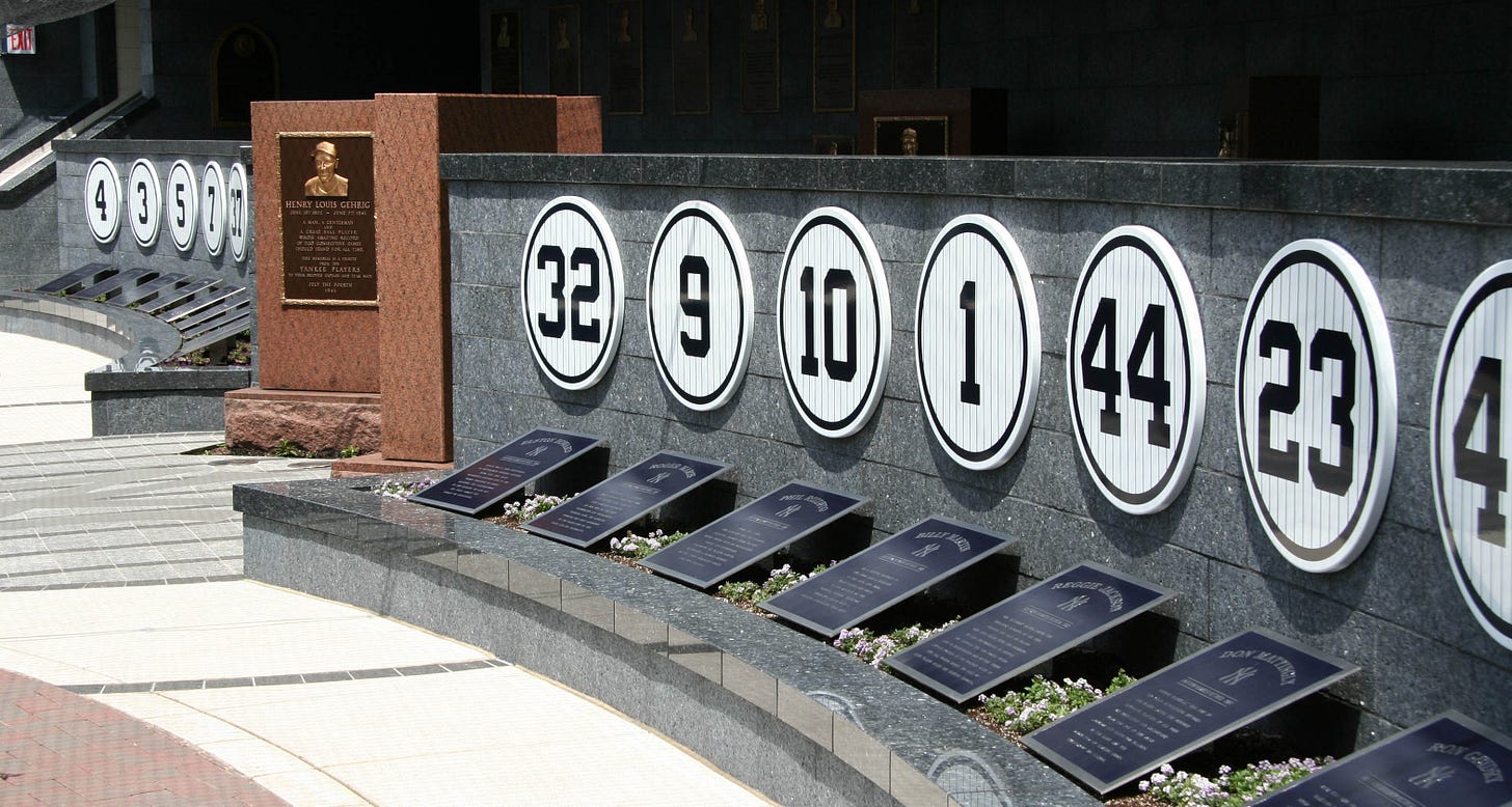 Monument Park (Yankee Stadium) - Wikipedia
