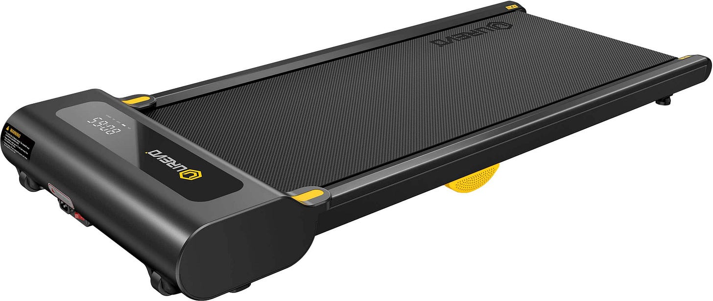 Urevo SP1 Lite Under Desk Treadmill & Walking Pad Black URTM022 - Best Buy