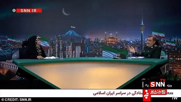 He said during a TV interview: 'Israel hit Natanz, Isfahan, Khandab, and Arak but they were already evacuated'