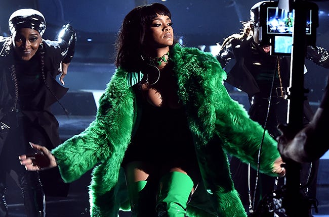 Rihanna Debuts 'Bitch Better Have My Money' at iHeartRadio Awards