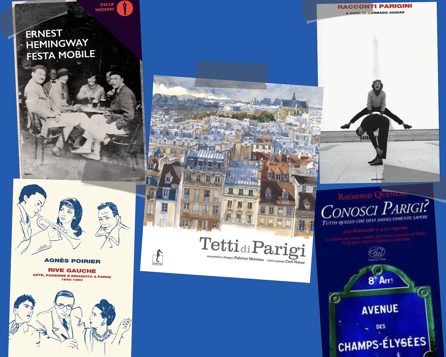 copertine di libri su parigi