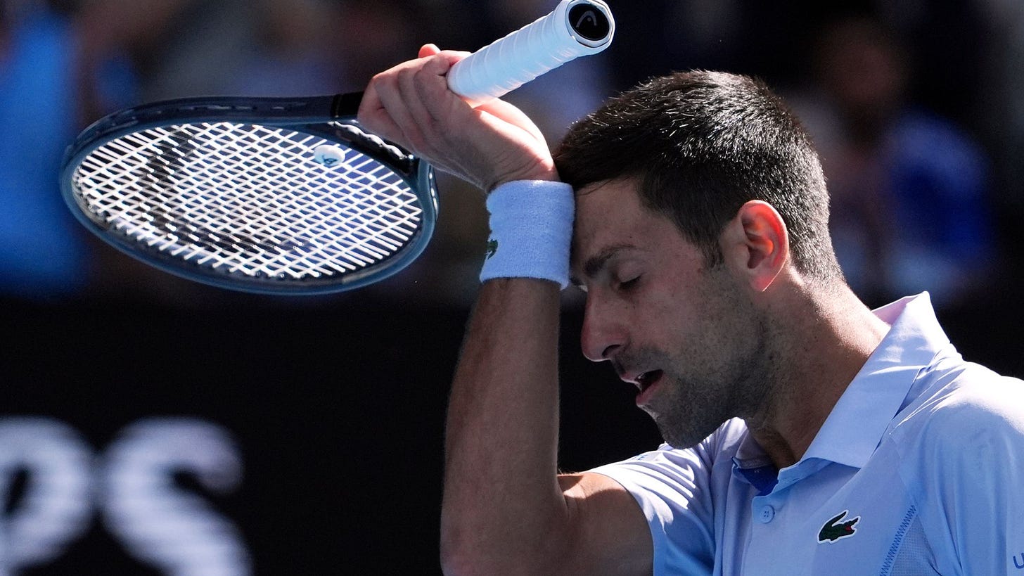 Novak Djokovic: World No 1 shocked at his level in one of worst Grand Slam  matches in defeat to Jannik Sinner | Tennis News | Sky Sports