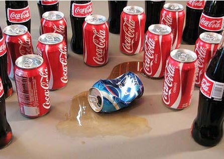 Coca Cola surrounding Pepsi Meme Generator - Imgflip