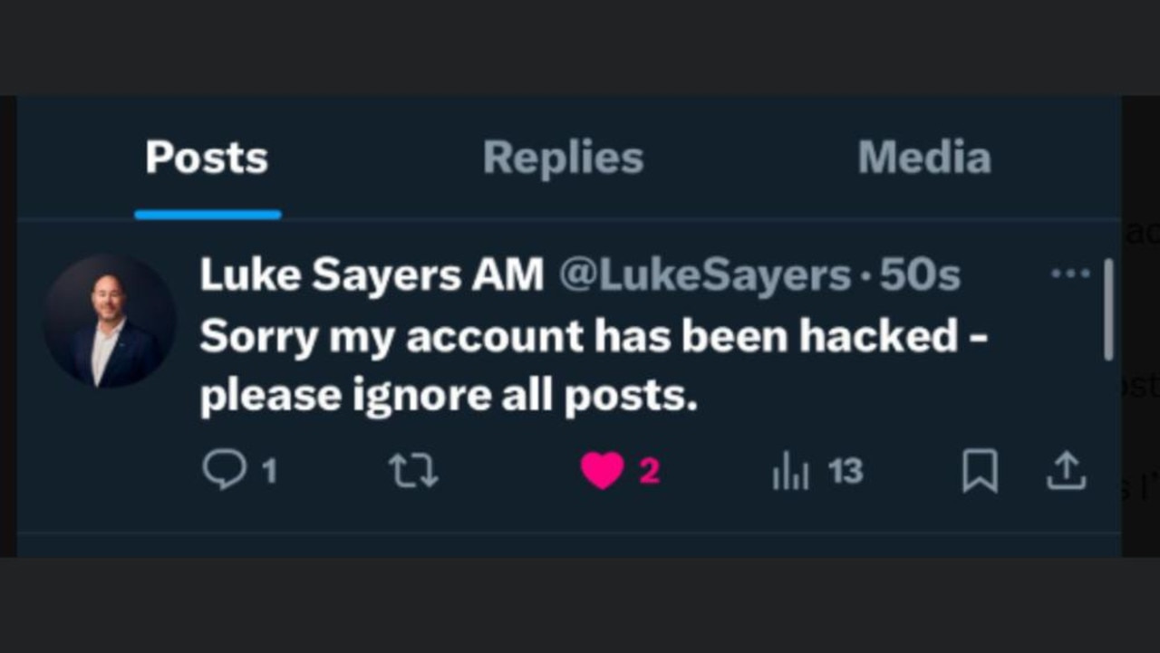 AFL to investigate penis pic 'hack' on Luke Sayers X account | The  Australian