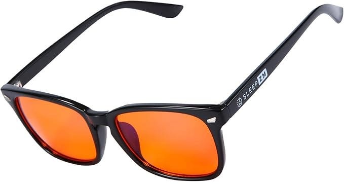Sleep ZM Blue Light Blocking Glasses for Computer, TV, Gaming Improve Sleep by Naturally Producing Melatonin for Women + Men