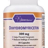 Dihydromyricetin (DHM) 50 Capsules, 300mg, Alcohol Consumption Support Supplement (Third Party Tested) Made in the USA by Double Wood Supplements (DHM Depot)