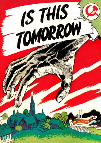 &#034;IS THIS TOMORROW?&#034; Anti Communism Propaganda Poster  A1A2A3A4Sizes | eBay