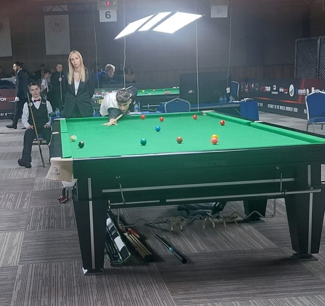 Ana Meneses en el Campeonato de Europa de snooker Ana Meneses en el Campeonato de Europa de snooker