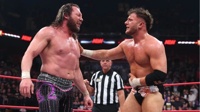 Kenny Omega and MJF reassure each other that the ratings will be better next time