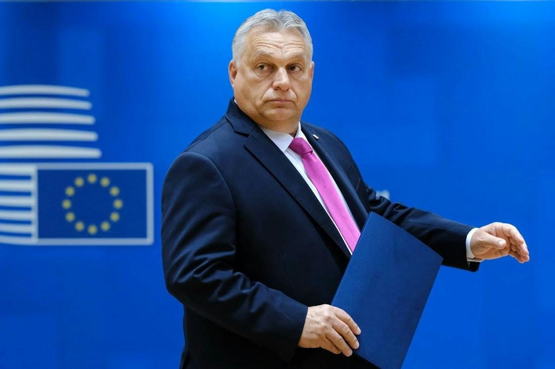 Viktor Orbn premier ministre de la Hongrie  Conseil europen
