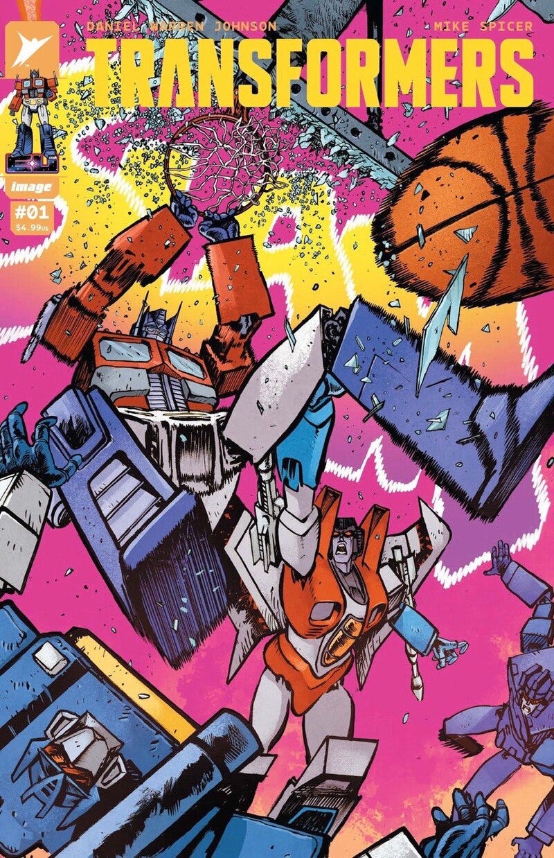 Image Comics Transformers Issue No. #1 Official Preview With Covers