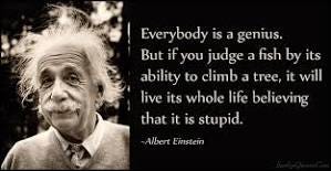 Einstein Quote Fish And Tree Einstein Quote Fish Climbing ...