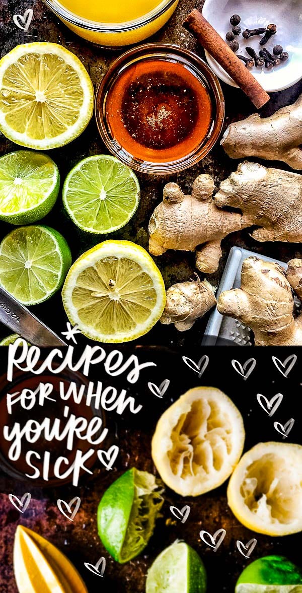 Recipes for When You're Sick- Tracy from Shutterbean shares a list of recipes that will help you get well soon! 