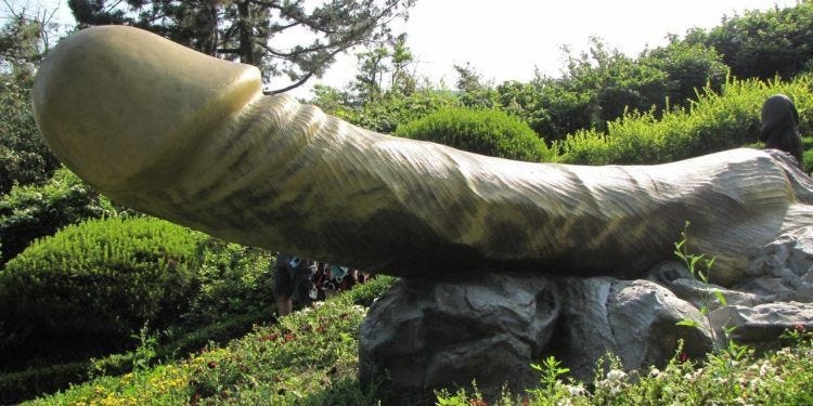 Haeshindang Park, otherwise known as Penis Park, South Korea